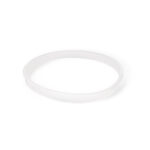 Transluzenter Silikon-Dichtungsring für einen Bambusdeckel, passend für Glas-Wasserfilterkannen von Lotus Vita.